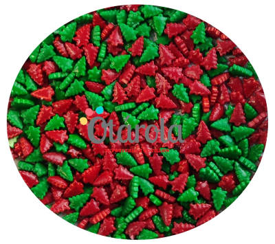 Mostacilla 3D Pinos de navidad1