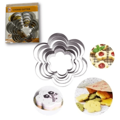 Set Cortadores Forma de Flores 5pzs.