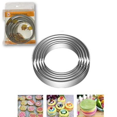 Set Cortadores Forma De Circulo 5pzs.