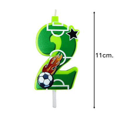 Vela Numero Futbol N°21