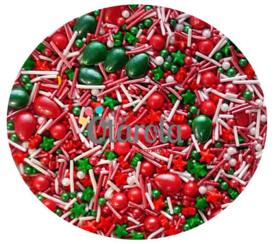 Sprinkles Navidad Gotas, Estrellas, Palitos largo.