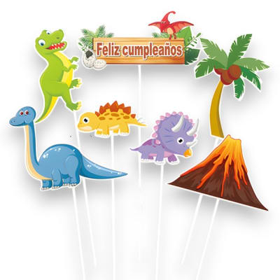 Toppers Dinosaurio 7 pcs.1
