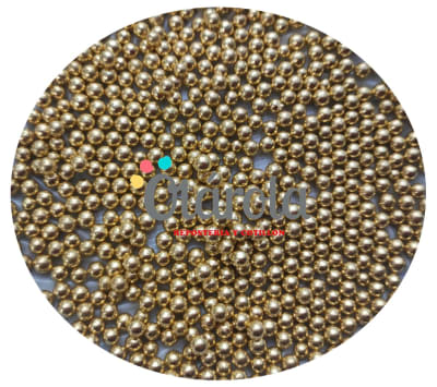 Perla Dorada Gold 4mm.