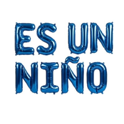 Globo Foil Letras Es Un Niño 16
