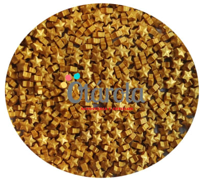 Mostacilla 3D Estrella Dorada1