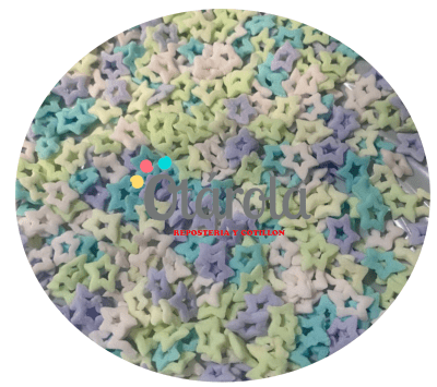Mostacilla Estrella Mix Colores Pastel1
