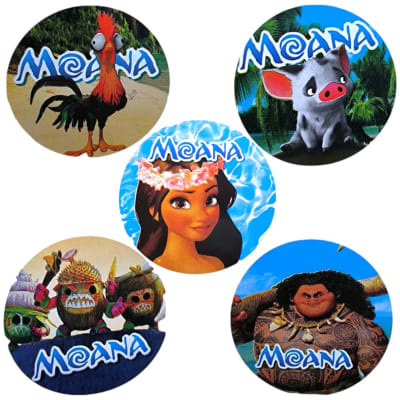 Etiquetas Disney Moana x10und1