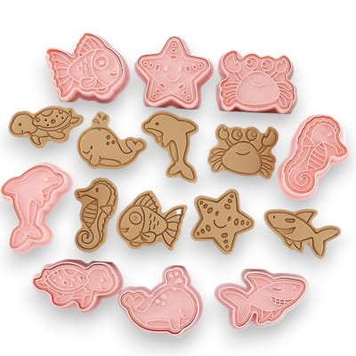 Cortador de Galletas Fondo De Mar 8 piezas1