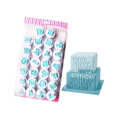 Expulsor Fondant Letras Mayusculas