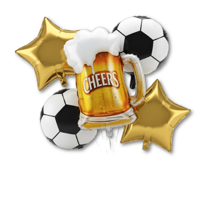 Globo Foil Cerveza Cheers 5pzs.1