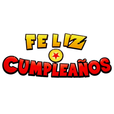Banderin Dragon Ball Feliz Cumpleaños