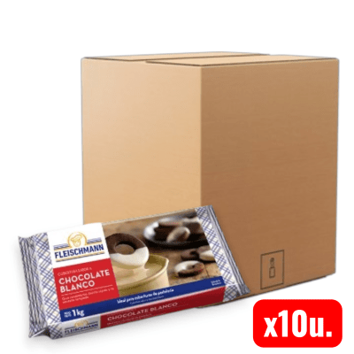 Cobertura Fleischmann Blanco 10u.x1kg (Caja)