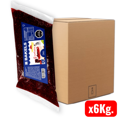 Relleno Bakels Frambuesa 6u. x 1kg (Caja)