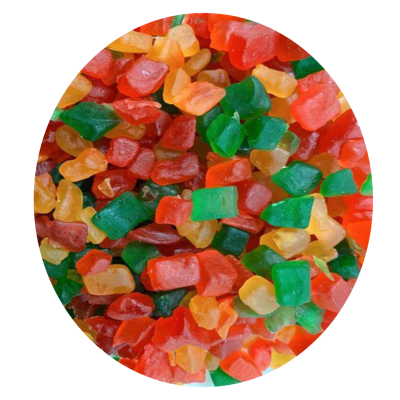 Fruta Confitada con marrasquino Rocofrut Caja 10kg1