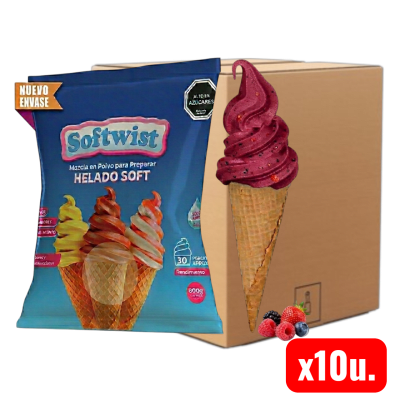 Helado Soft Frutos del Bosque TKF 10u. x 800grs. (Caja)