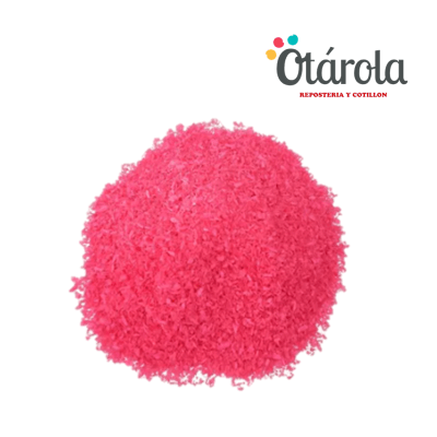Coco Rallado Fucsia 100grs. Kreatortas1