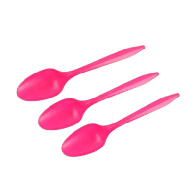 Cuchara Plastica Fucsia x 25 UND.