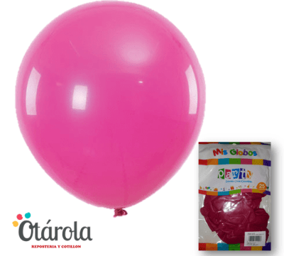 Globo Liso Fucsia N°9 x 25u.
