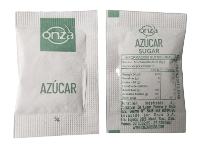 Azucar Granulada Blanca Sachet 250u.Aprox1