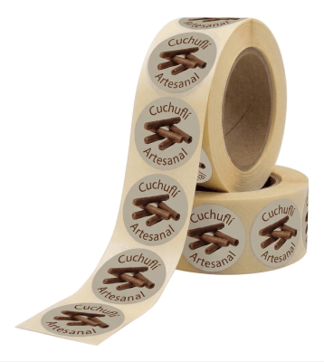 Etiquetas Cuchufli Bañados 1000u. (Rollo)