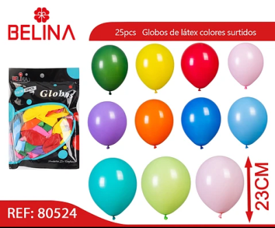 Globos Belina Colores Surtidos