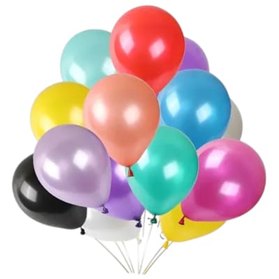 Globo Metalizado Surtido 25u.