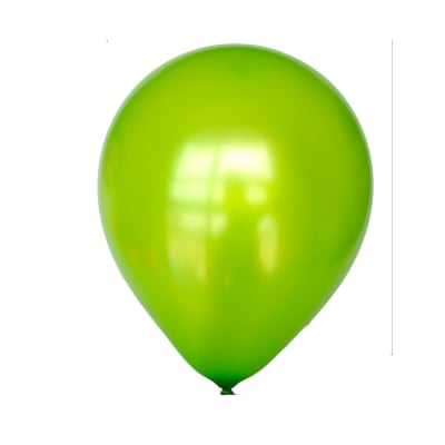 Globo Metalizado Verde Lima 25u.1