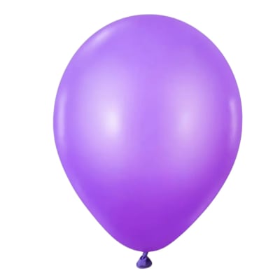 Globo Metalizado Morado N°9 25u.