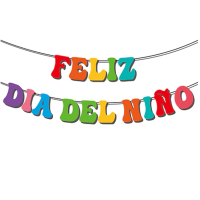 Guirnalda Feliz Día del niño 3,5mtrs.