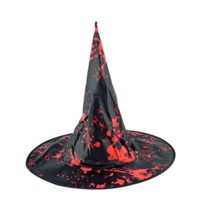 Sombrero Buja Negro y Rojo