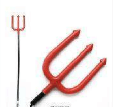 Halloween Tridente Plegable 110cm