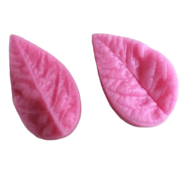 Molde Silicona para fondant hoja 2u.