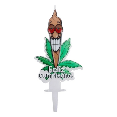 Vela Figura Cigarro Sonriente 1u.