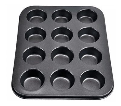 Molde Cup Cake Metal 12 Divisiones Grande1