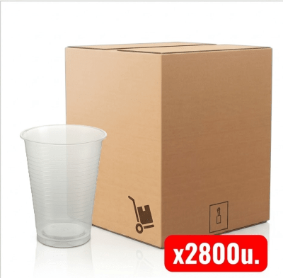 Caja Vaso Plastico 300cc.