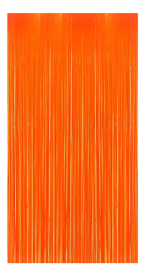 Cortina Naranja Mate 2x1 Metros