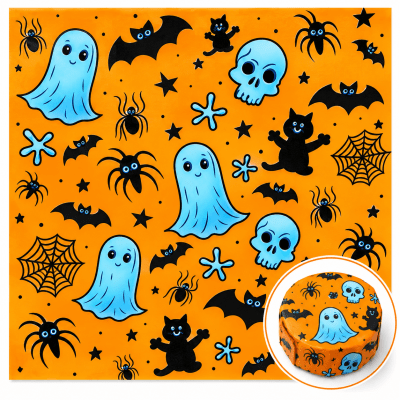 Halloween Papel Alfajor Naranja1