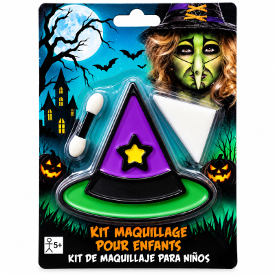 Maquillaje Halloween Gorro Bruja1