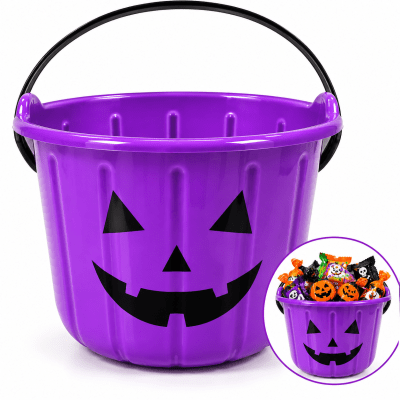 Balde Halloween Morado 1und1