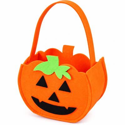 Bolsa Hallowen Calabaza 15x15cm.