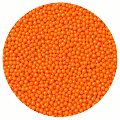 Pelotitas 1mm Naranja 80grs.