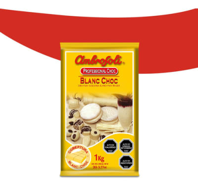 Cobertura Ambrosoli Blanc Choc 1kg.