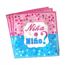 Servilleta Revelación de Sexo 12u.