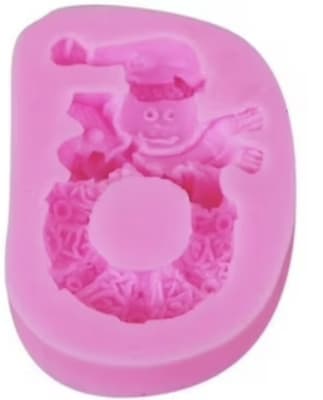 Molde Silicona Navidad Mono
