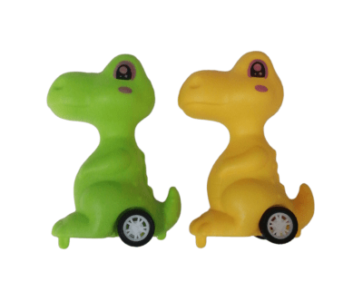 Juguetes Dinosaurio Rueda 2u