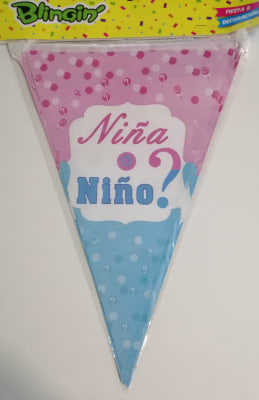 Banderin Revelación de Sexo