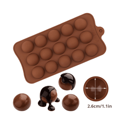 Molde Silicon Semi Esferas