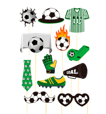 Topper para Torta Futbol 12 piezas