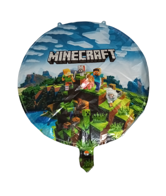 Globo Minecraft x 1u.