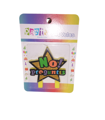 Vela No Preguntes x 1u.